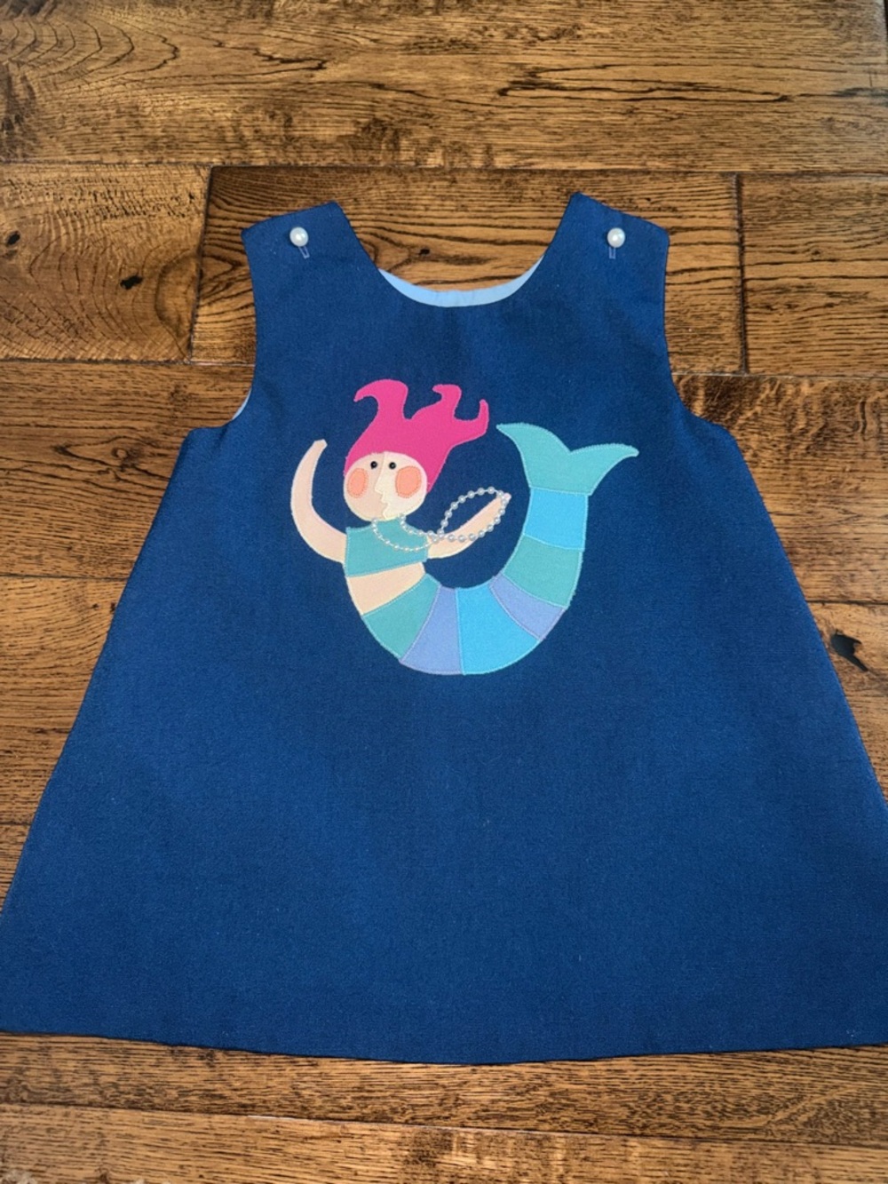 Chocolate Soup Vintage Blue Mermaid Dress Size 2T
